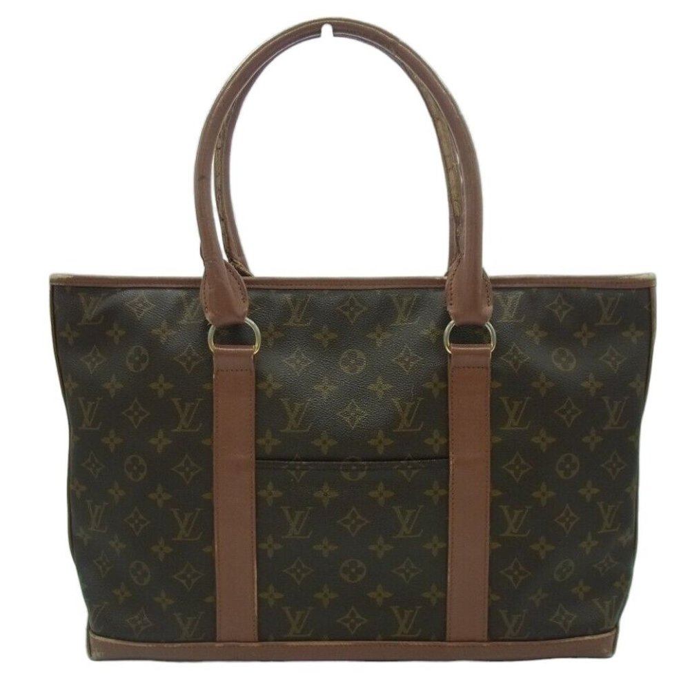 00022295# Authentic Louis Vuitton Tote Bag Weekend Monogram